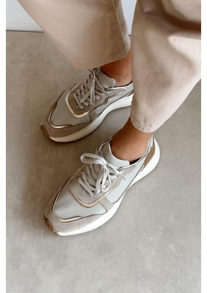 Chello Bej Hakiki Deri Sneaker modelleri