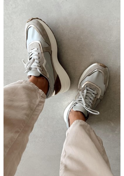 Chello Bej Hakiki Deri Sneaker indirimleri