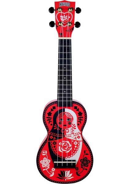 MA1RD Art Series Soprano Ukulele (Russian Doll)