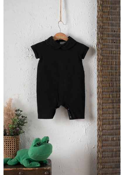 Bebek Müslin Çıtçıtlı Tulum, Rahat Kalıp