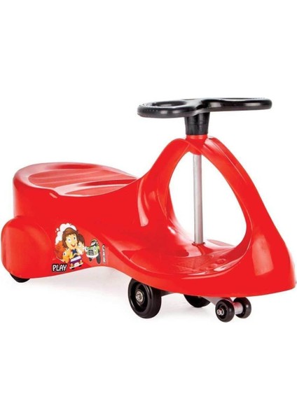Kırmızı Kırmızı Pilsan Play Car Pedalsız Araba