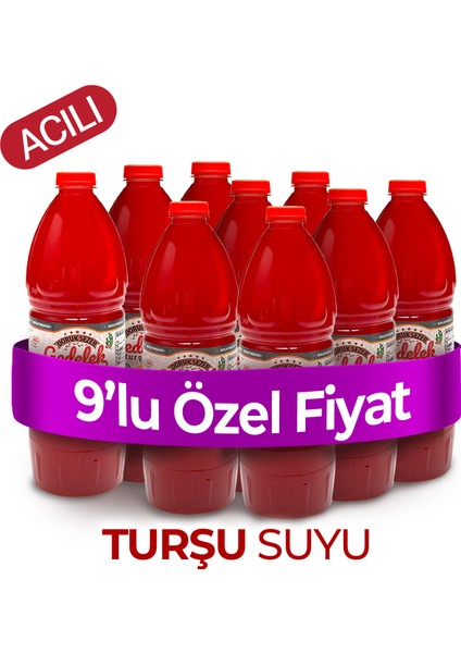 Şalgamlı Turşu Suyu Acılı 1 Lt 9’lu Kampanya