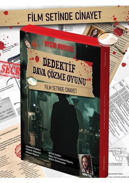 Dedektif Vaka Çözme Oyunu Film Setinde Cinayet Davası
