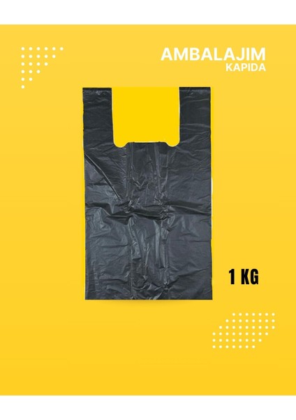 Hışır Siyah - 1 kg - Küçük Boy 25X45 - Orta Boy 28X50 - Büyük Boy 30 x 60 - Battal Boy 42X70 - Umut & Güneş & Max & Işılay Markalar
