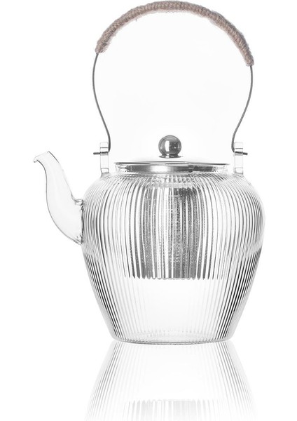 Lalin Borosilikat Cam Çaydanlık - 1100 ml