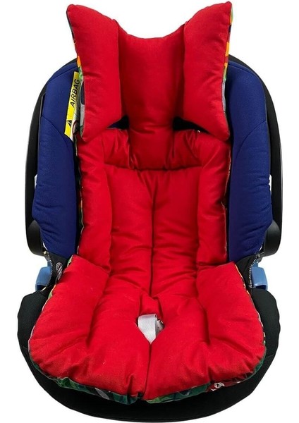 Içi Pamuk Dolgulu Bel Destekli Bebek Arabası Minderi - Çift Taraflı modelleri