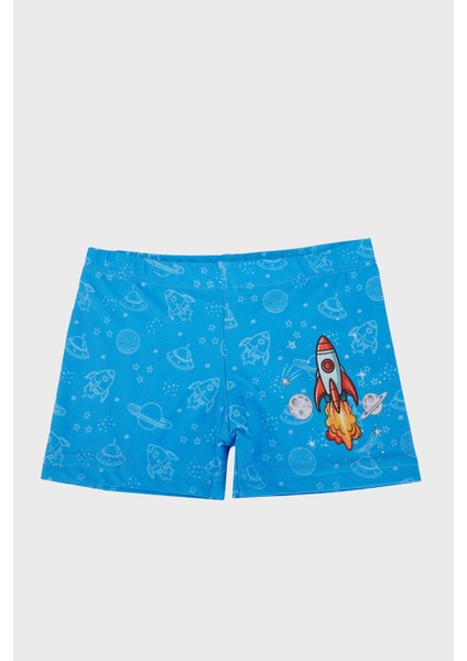 Skyrocket Baskılı Upf 50+ Korumalı Mayo Short Erkek Çocuk Mayo Short SR2532000005