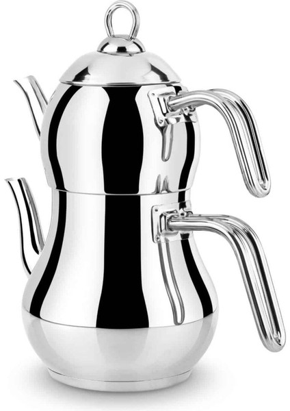 Renkli paslanmaz çelik mini çaydanlık, dayanıklı ve şık tasarım 500 ml