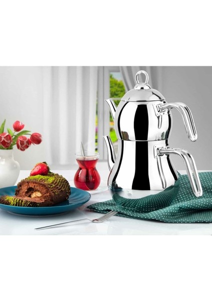 Renkli paslanmaz çelik mini çaydanlık, dayanıklı ve şık tasarım 500 ml modelleri