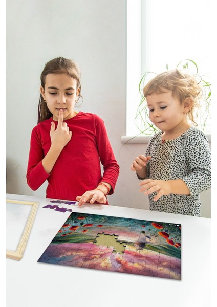 Ahşap Çerçeveli Puzzle - Tablo Hthp - 016 Ahşap Puzzle Tablo 400 Parça Profesyoneller İçin 42x62 Ebadında