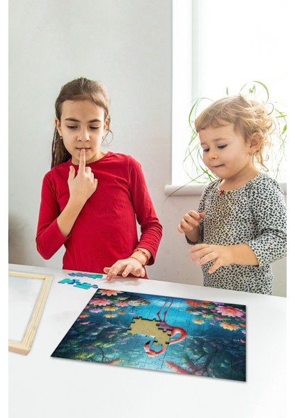 Ahşap Çerçeveli Puzzle - Tablo Hthp - 008 Ahşap Puzzle Tablo 225 Parça Yeni Başlayanlar İçin 32x42 Ebadında fiyatları