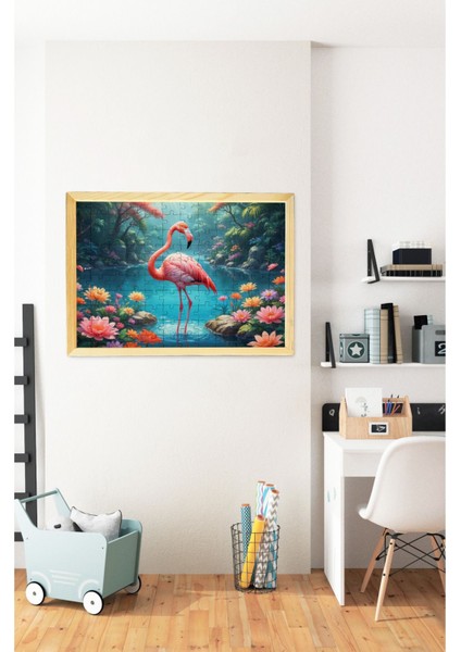 Ahşap Çerçeveli Puzzle - Tablo Hthp - 008 Ahşap Puzzle Tablo 225 Parça Yeni Başlayanlar İçin 32x42 Ebadında fırsatları