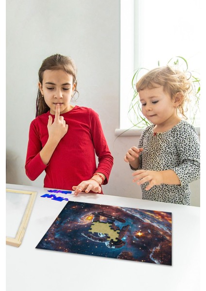 Ahşap Çerçeveli Puzzle - Tablo Hthp - 005 Ahşap Puzzle Tablo Yeni Başlayanlar İçin 120 Parça