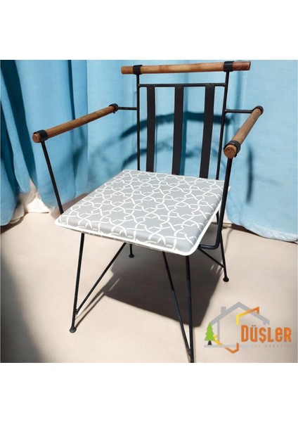 40*40 Gri Desenli Sandalye Minderi modelleri