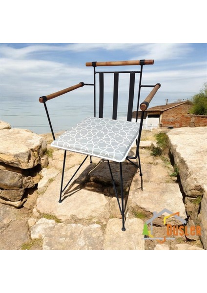 40*40 Gri Desenli Sandalye Minderi fırsatları