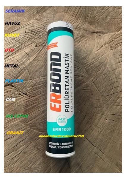 Pro Gri Güçlü Yapıştırıcı Çatı Beton Su Iç Dış Kuvet Havuz Yapıştırıcı 280ML