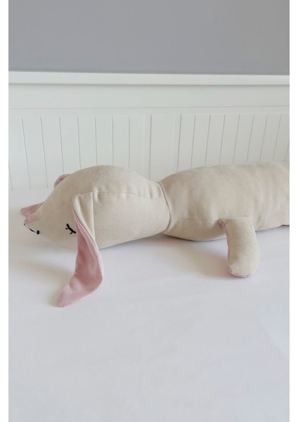 Sevimli Uzun Beşik Yatak Yan Koruma, Uyku Arkadaşı Bebek Çocuk Odası Dekoratif Sosis Tavşan Yastık indirimleri