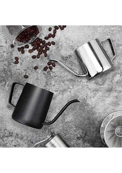 Mini Kettle 350 ml Çelik (Cmk-35, Sıcak Su Tutucu, Kahve Demleme)