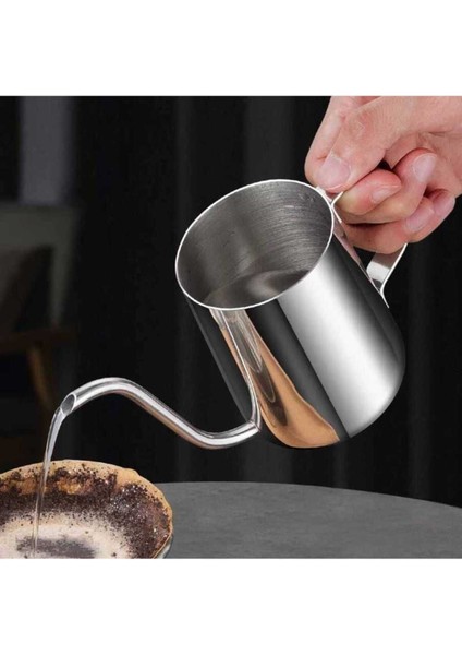 Mini Kettle 350 ml Çelik (Cmk-35, Sıcak Su Tutucu, Kahve Demleme)