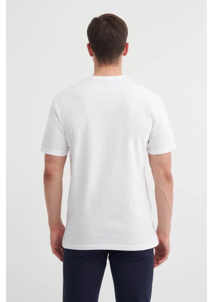 Beyaz Erkek T-Shirt 4188 fiyatları