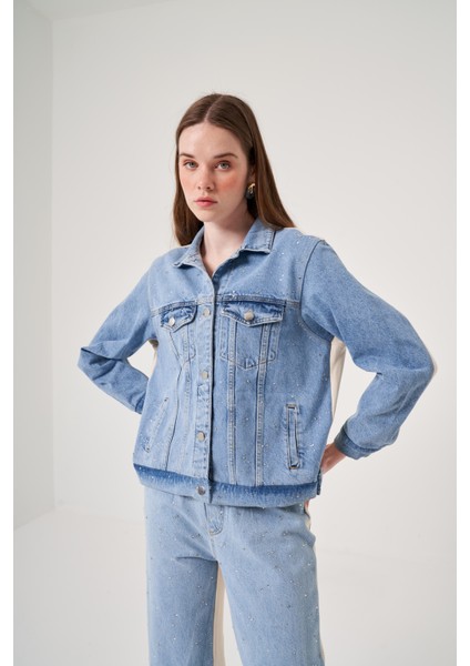 OE25Y939709 Omelya Denim Kot Ceket