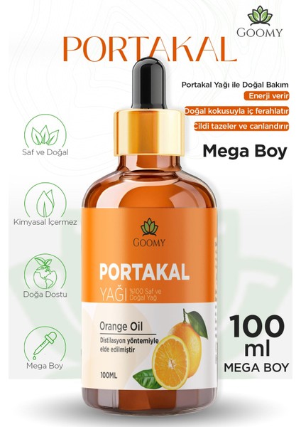 Portakal Uçucu Yağı 100 ml Saf ve Doğal Orange Essential Oil