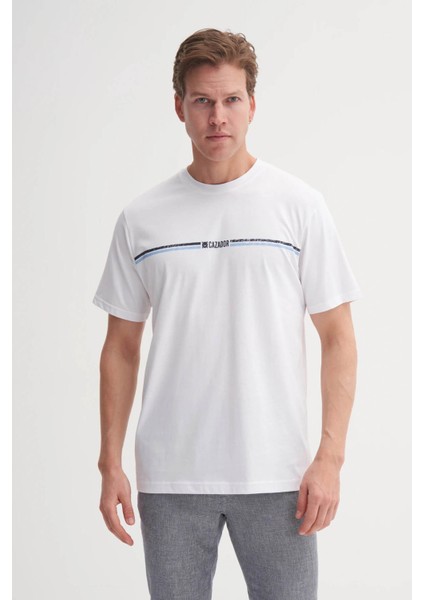 Beyaz Erkek T-Shirt 4135