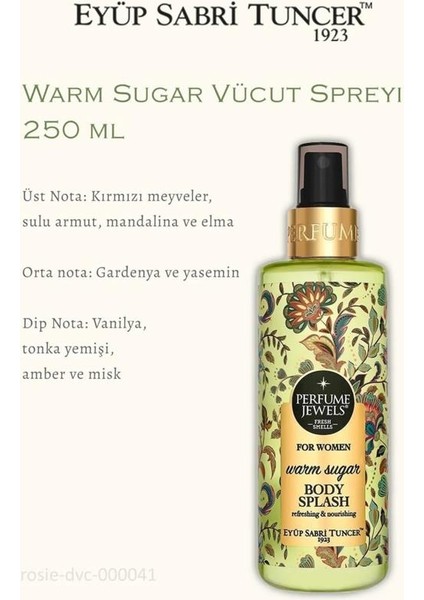 Vücut Spreyi Warm Sugar, The Adventure Krem, Frambuaz Şampuan Vetonik ve Rosie