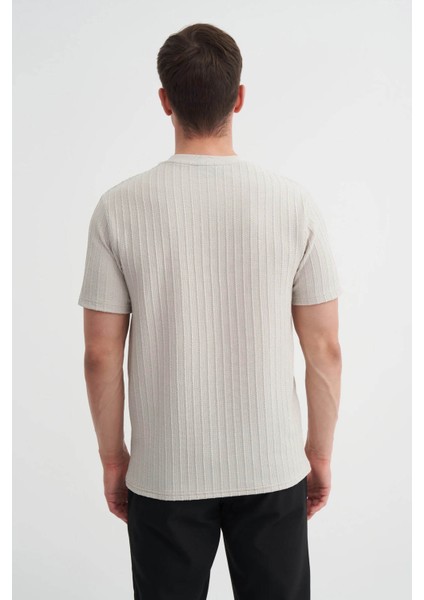 Açık Gri Erkek T-Shirt 4051 fiyatları