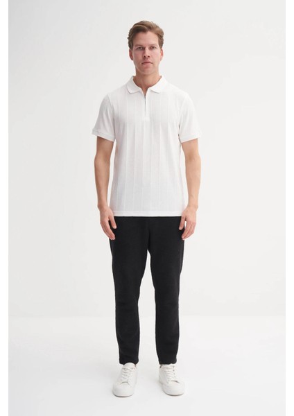 Ekru Erkek Polo Yaka T-Shirt 4238