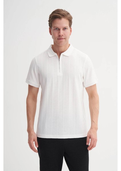 Ekru Erkek Polo Yaka T-Shirt 4238 modelleri