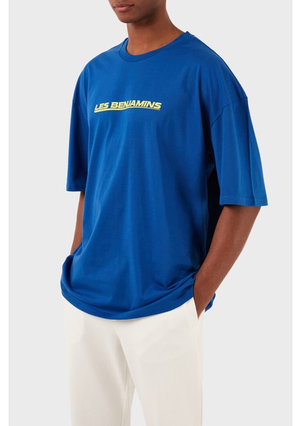 Pamuklu Oversize Fit Bisiklet Yaka T Shirt Erkek T Shirt LB24SSKISMUTS fiyatları