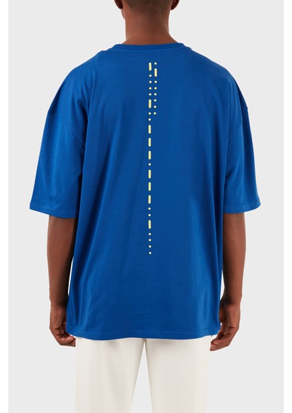 Pamuklu Oversize Fit Bisiklet Yaka T Shirt Erkek T Shirt LB24SSKISMUTS modelleri