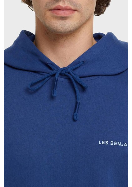 Regular Fit Kapüşonlu Cepli % 100 Pamuk Sweat Erkek Sweat LB21SSCORMUHD fırsatları