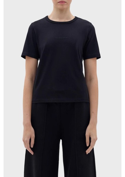 Bisiklet Yaka Pamuk Regular Fit T Shirt Bayan T Shirt LB23FWCLAFUTS