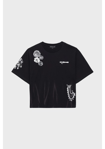 Pamuklu Boxy Fit T Shirt Bayan T Shirt LB24FWEAPFUTS indirimleri