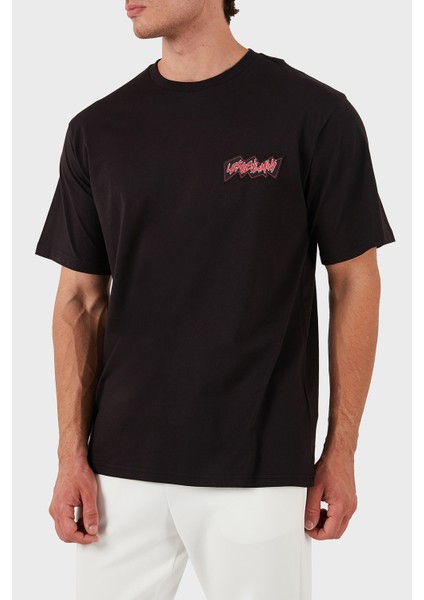 Pamuklu Logolu Oversize Fit Bisiklet Yaka T Shirt Erkek T Shirt LB24FWEAPMUTS fiyatları