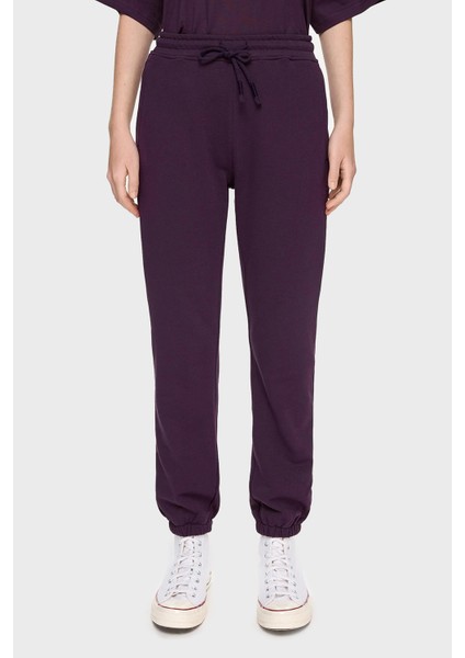 Pamuklu Regular Fit Cepli Jogger Spor Pantolon Bayan Pantolon LB24FWESSFUSP