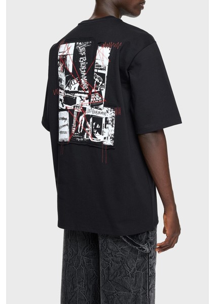 Pamuklu Oversize Bisiklet Yaka T Shirt Erkek T Shirt LB24FWEAPMUTS modelleri