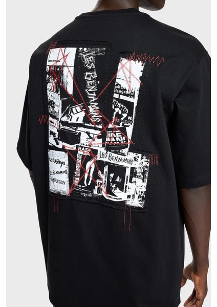 Pamuklu Oversize Bisiklet Yaka T Shirt Erkek T Shirt LB24FWEAPMUTS indirimleri