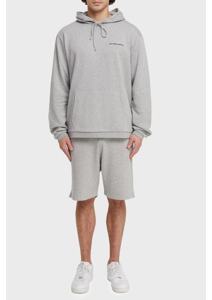 Regular Fit Kapüşonlu Cepli % 100 Pamuk Sweat Erkek Sweat LB21SSCORMUHD fırsatları