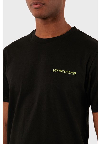 Pamuklu Regular Fit Bisiklet Yaka T Shirt Erkek T Shirt LB24SSKISMUTS indirimleri