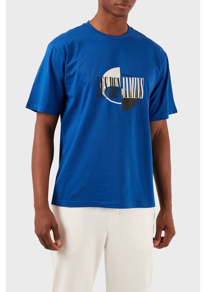 Pamuklu Relaxed Fit Bisiklet Yaka T Shirt Erkek T Shirt LB24SSKISMUTS