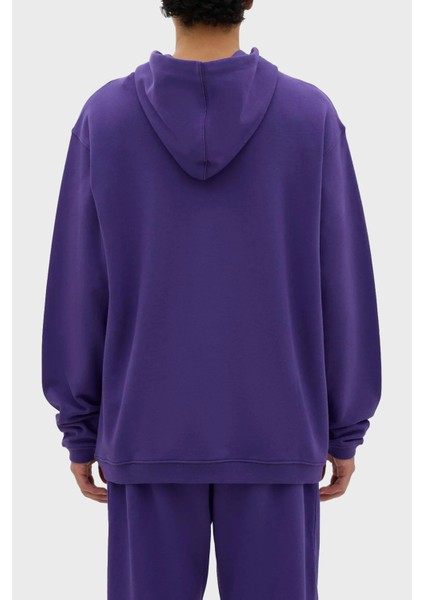 Kapüşonlu Kanguru Cepli % 100 Pamuk Relaxed Fit Sweat Erkek Sweat LB23FWESSMUHD modelleri