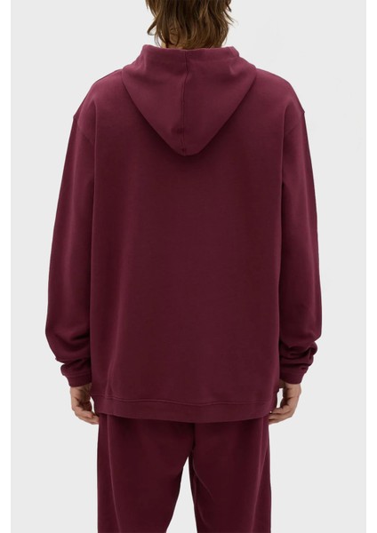 Kapüşonlu Kanguru Cepli % 100 Pamuk Relaxed Fit Sweat Erkek Sweat LB23FWESSMUHD modelleri