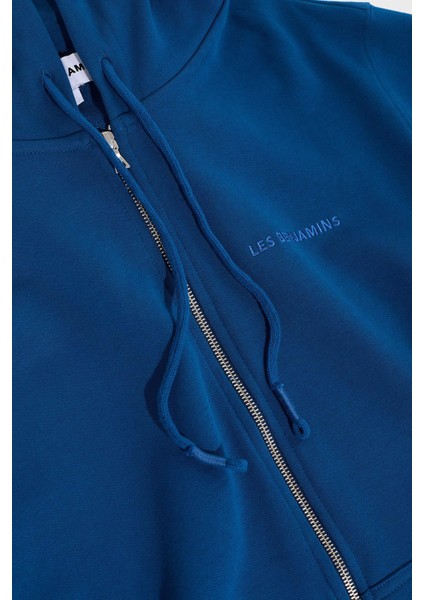 Pamuklu Regular Fit Kapüşonlu Fermuarlı Sweat Erkek Sweat LB24FWESSMUZH indirimleri