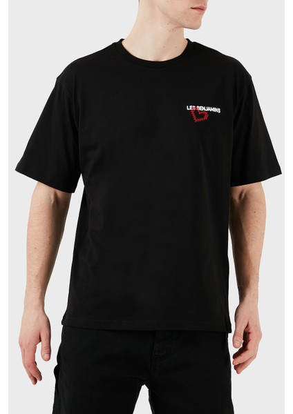 Baskılı Relaxed Fit Pamuklu Bisiklet Yaka T Shirt Erkek T Shirt LB25SSUNLMUTS fiyatları