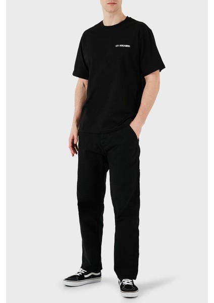 Sırt Baskılı Pamuk Relaxed Fit Bisiklet Yaka T Shirt Erkek T Shirt LB25SSUNLMUTS fiyatları