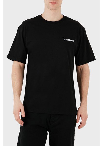 Sırt Baskılı Pamuk Relaxed Fit Bisiklet Yaka T Shirt Erkek T Shirt LB25SSUNLMUTS indirimleri