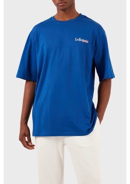 Pamuklu Oversize Fit Bisiklet Yaka T Shirt Erkek T Shirt LB24SSKISMUTS fiyatları